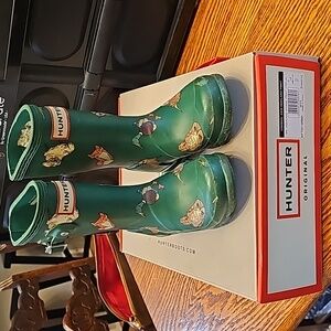 Hunter Highland Animal print Classic Rain Boots